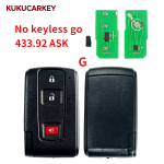 适用于丰田普锐斯、皇冠2004-2009款，频率312/315/433MHz 芯片:4D B9 智能钥匙电路板 板号:0030 半智能/智能无钥匙进入一键启动版 FCCID:MOZB31EG/MOZB21TG